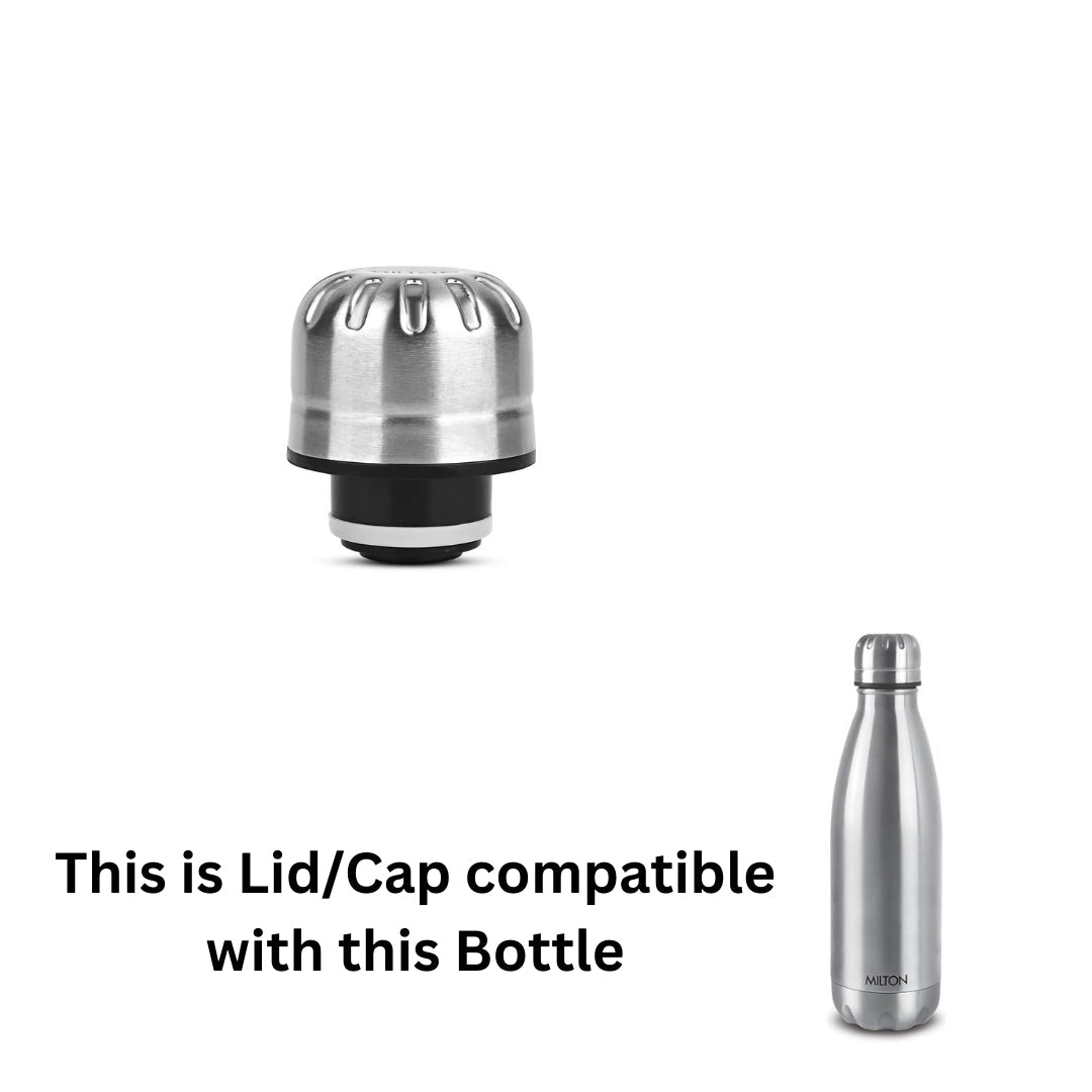 Milton Spare Duo Deluxe Assemble Lid Compatible for 1000ml Water Bottle ‚Leak Proof Replacement Cap for Daily Hydration