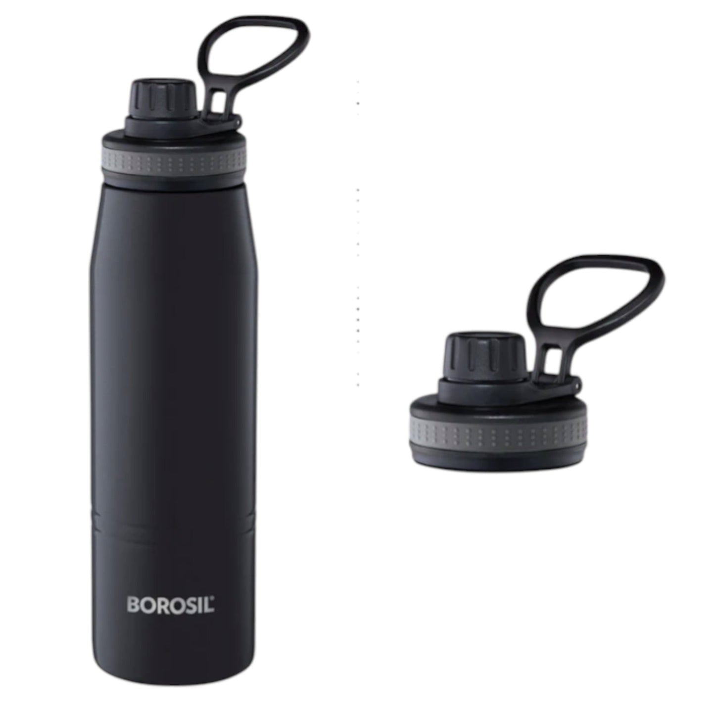 Spare Lid/Cap Compatible with/Replacement for Borosill Gosport 600 & 900 Bottles β Leakproof Lid β BPA-Free, Durable, Easy Fit (Water Bottle Not Included/Only lid included