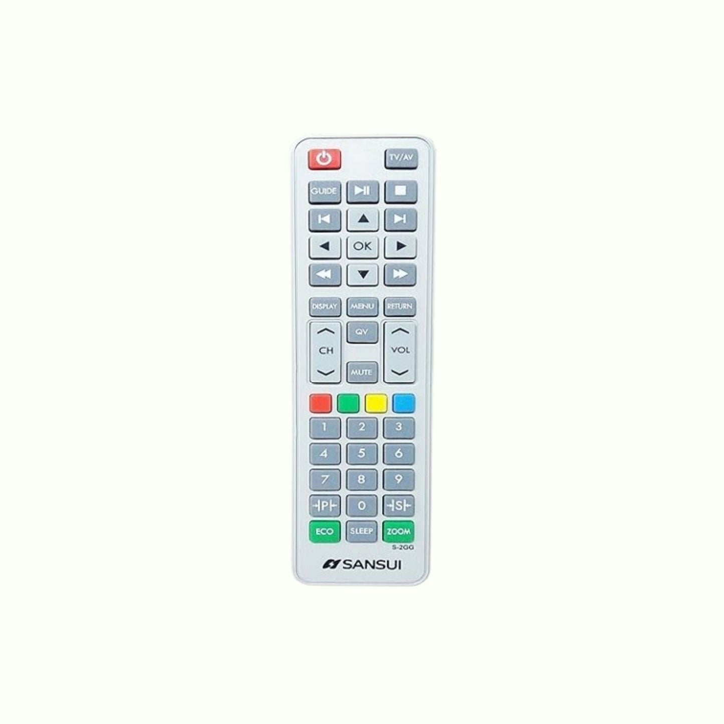Sansui TV Remote Control S-2Gg β Perfect Replacement for LED & LCD Models. - Flymaster Shop