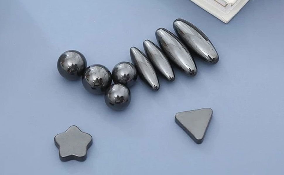 10-in-1 Magnet Kit: Stress Relief, Educational Science, Creative Crafting & Teamwork Skill Building with Magnetic Balls, Bars, Rings, Threads, and Car Magnets. - Flymaster Shop