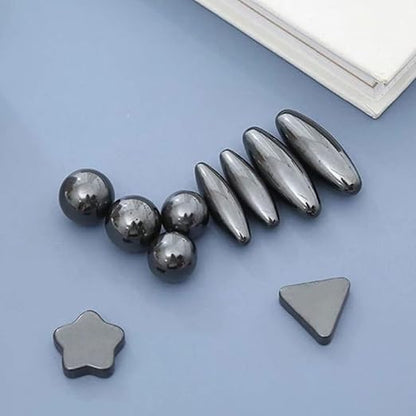 10-in-1 Magnet Kit: Stress Relief, Educational Science, Creative Crafting & Teamwork Skill Building with Magnetic Balls, Bars, Rings, Threads, and Car Magnets. - Flymaster Shop