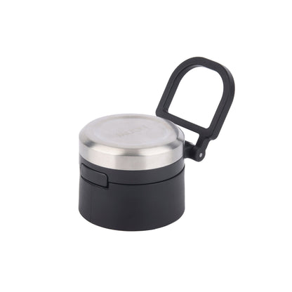Milton Spare Lid Compatible for Gulp Water Bottle 600ml / 900ml / 1100ml, Replacement Leak Proof Cap with Silicone Seal (Black)