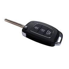 2-in-1 Hyundai Flip Key Shell for i20, Verna, Xcent, iGen, Sportz, Magna Models + Rubber Pad - Flymaster Shop