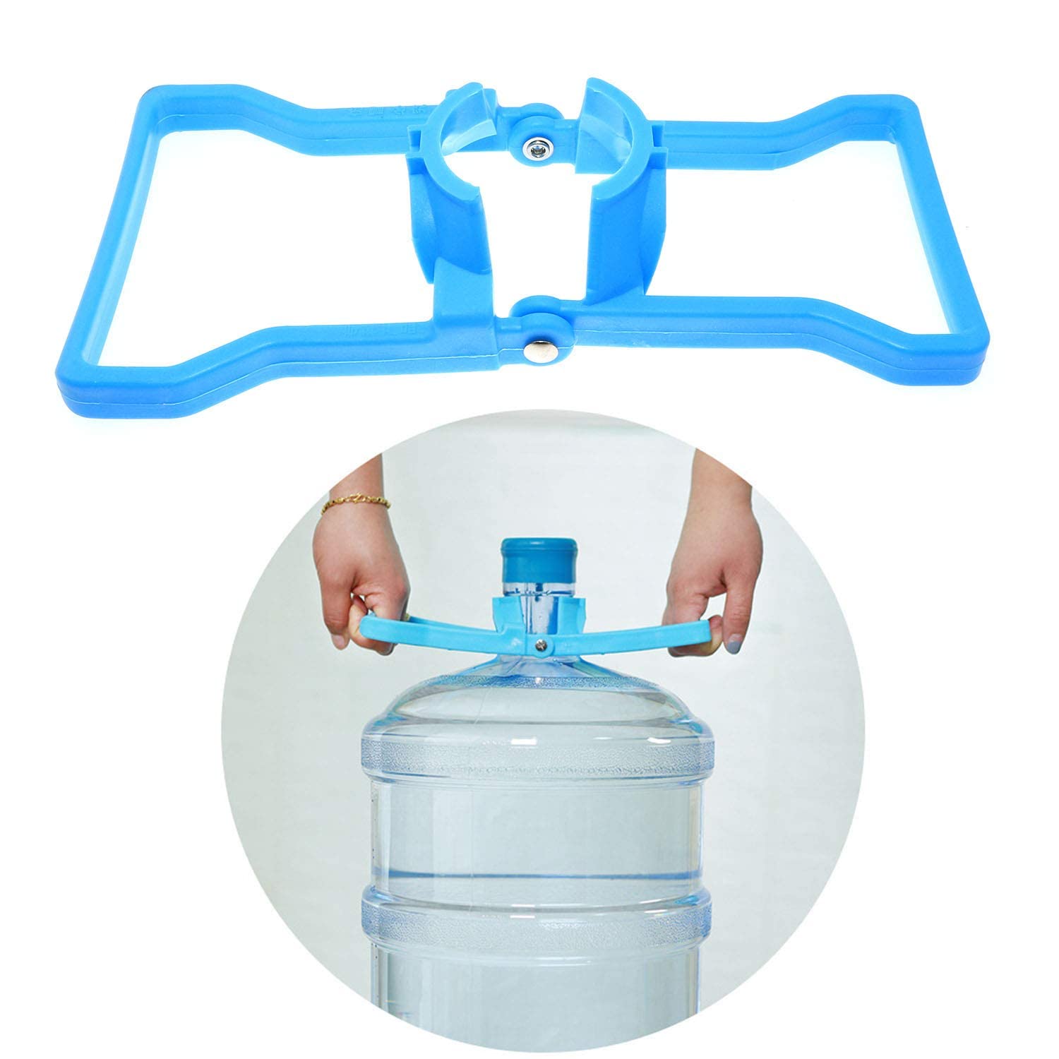 (2)Pcs Water Carry Bottled Water Pail Bucket Handle Water Upset Bottled Water Handle Pail Buckets Lifter (20L Bottle Lifter) Water Bottle Handle (2), 20 Liter, Plastic, Multicolor - Flymaster Shop