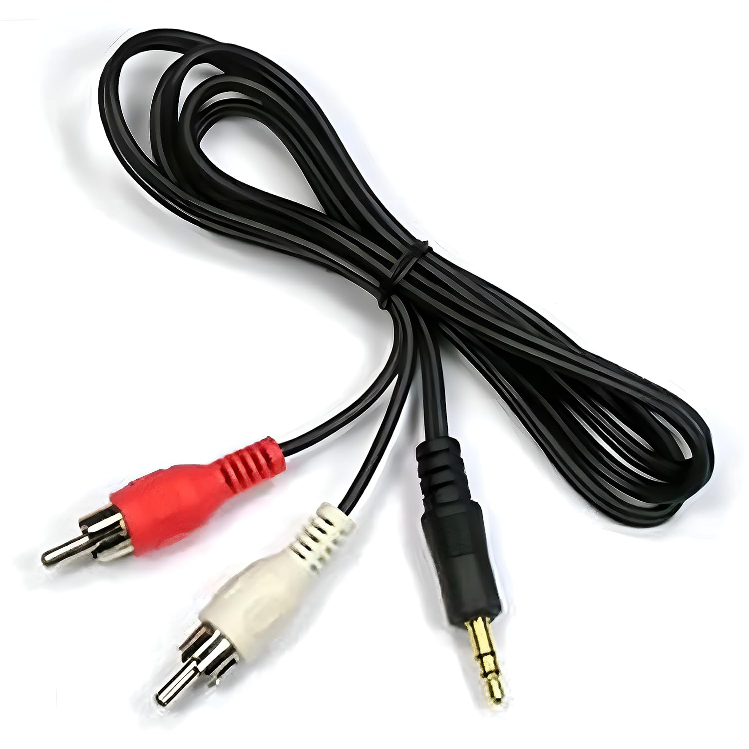 2RCA to 3.5mm Aux Stereo Cable for Home Theater, Speakers, TV & Music Players – High-Quality Audio Transfer - Flymaster Shop