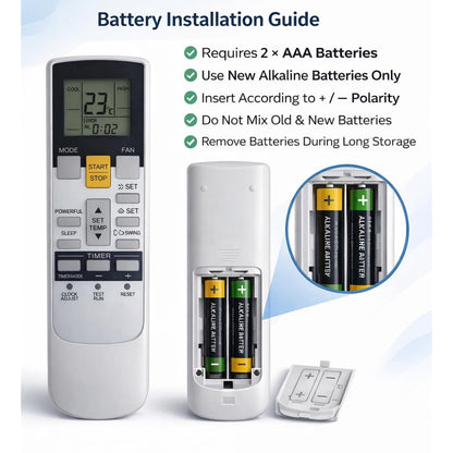 O General Split/Window AC | Air Conditioner Remote |  Compatible and Convenient