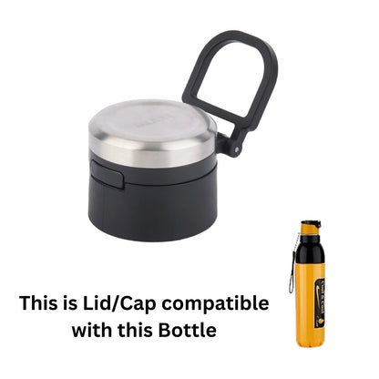 Replacement Lid Cap for Milton Clazkit Cool & Cool PU Insulated Water Bottle, 1000 ml | Plastic Steel Cap | Compatible with Milton Clazkit Series