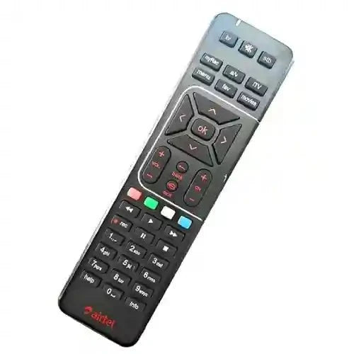 Airtel DTH remote for SD/HD/HD recording compatible televisions | Digital TV accessories | Easy remote access for digital TV viewing - Flymaster Shop