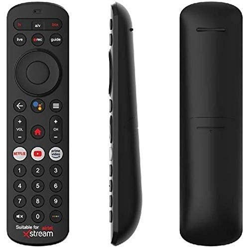 Airtel Xstream Remote | DTH Set Top Box Accessories | Voice Control Compatible & Convenient - Flymaster Shop