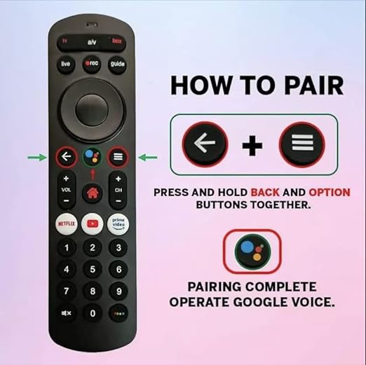 Airtel Xstream Remote | DTH Set Top Box Accessories | Voice Control Compatible & Convenient - Flymaster Shop