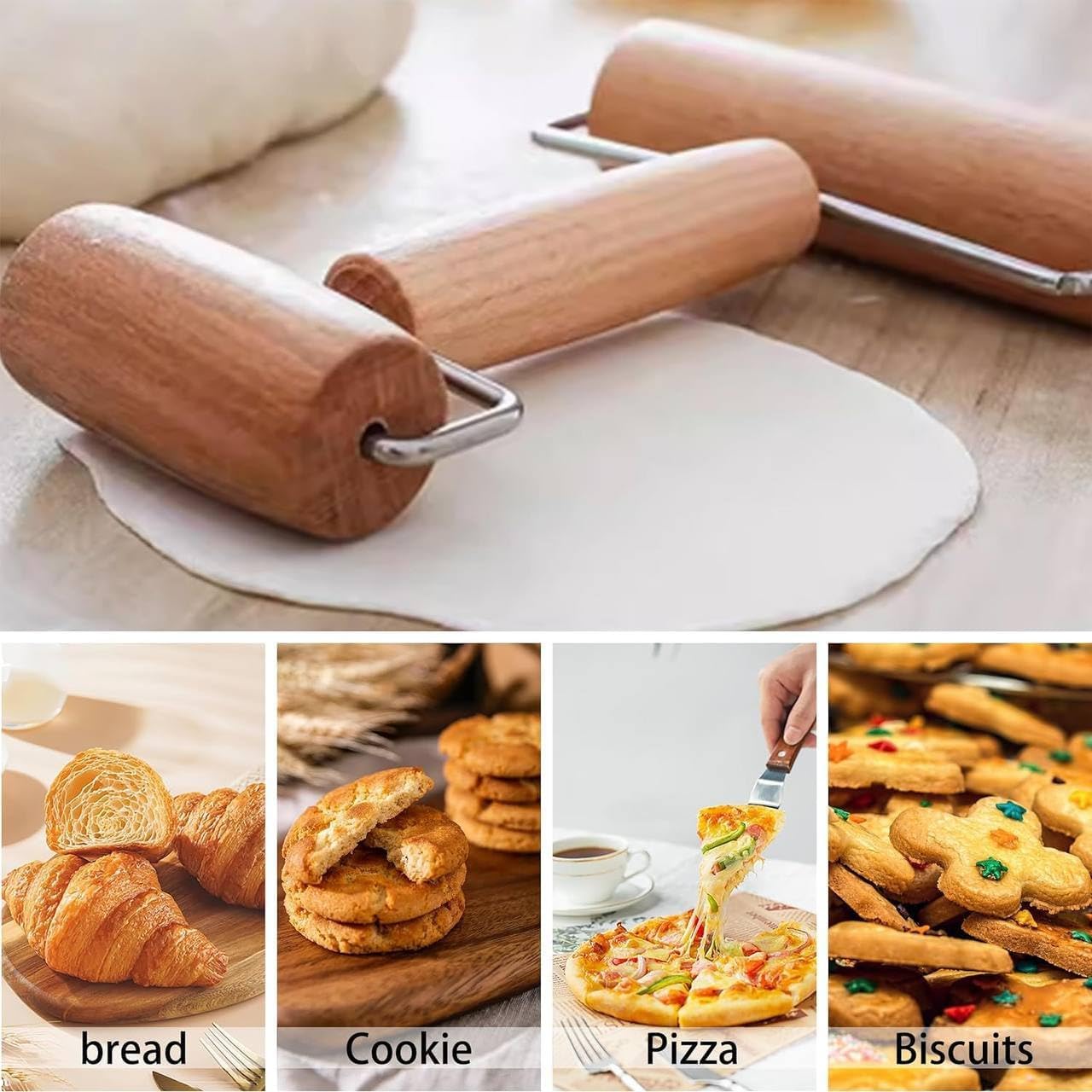 Double Head Wooden Rolling Pin - Flymaster Shop
