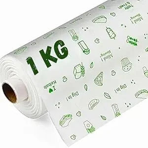 Flymaster 100% Food Grade Non-Stick Butter Paper Roll - 100m Parchment Paper for Roti Wrapping & Baking. - Flymaster Shop