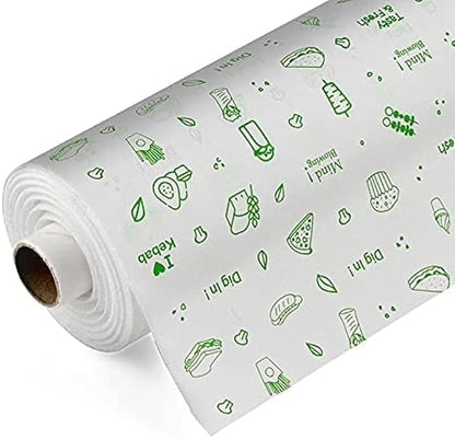 Flymaster 100% Food Grade Non-Stick Butter Paper Roll - 100m Parchment Paper for Roti Wrapping & Baking. - Flymaster Shop