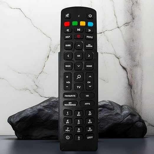 Flymaster Non-Voice Function Remote for Jio Fiber Set-Top Box – Reliable, User-Friendly & Durable Replacement Remote (Black) - Flymaster Shop