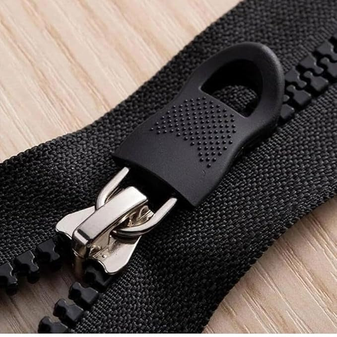 Flymaster Zipper Puller Set – 10pcs U-Shaped Resin Zip Heads for Bags & Waistbands