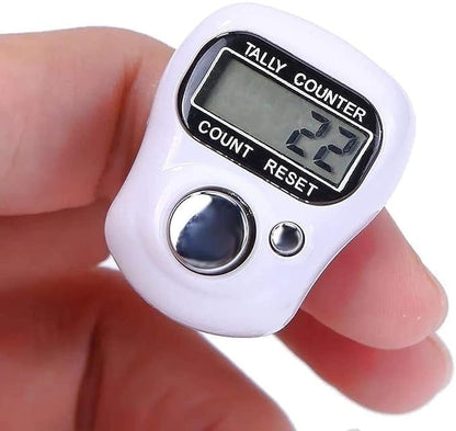 Mini Digital Finger Tally Counter – Electronic Japa Mala Counter for Chanting & Sports