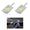 LED Light for Cars Interior COB Roof Light Bright 12Volts DC universal for all cars - Set of 2 (Warm White Color) - Flymaster Shop