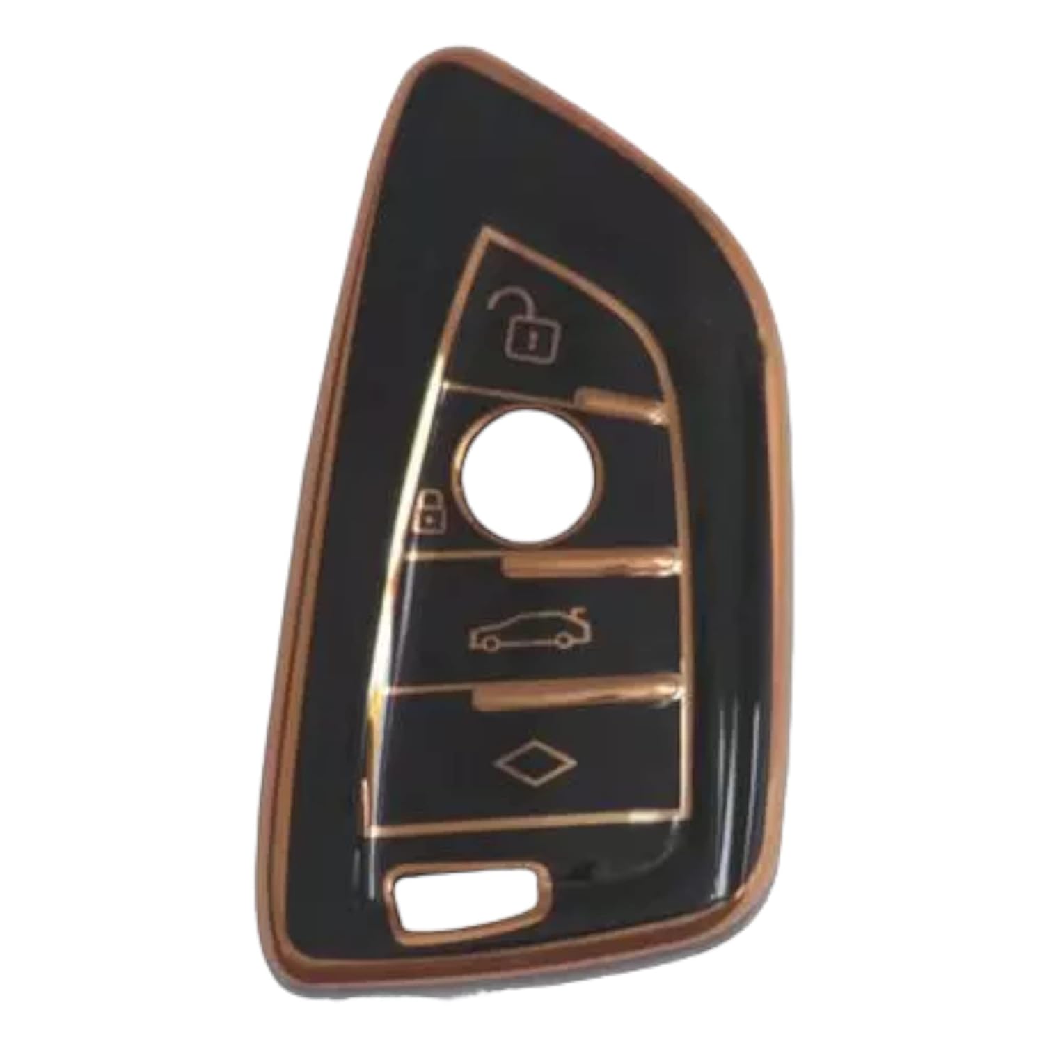 MW GT-Series, X-Series, M-Series, 3-Series, 5-Series, 7-Series | Car Accessories | B TPU Cover for Smart Key with Protection and Style (Black) - Flymaster Shop