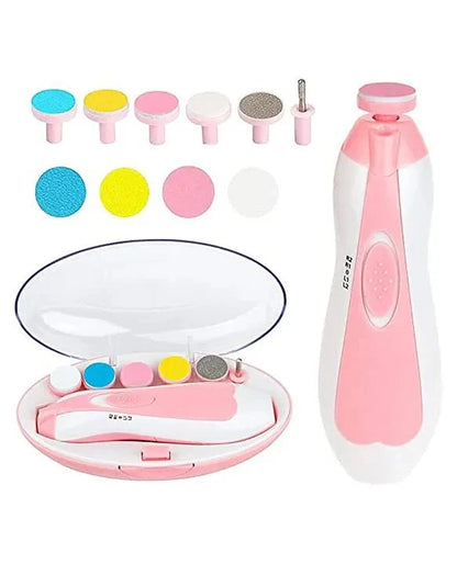 Nail Trimmers for New Born Babies, Baby Nails Cutter, Electric Kids Nail Grinder, Safe Nail Filer and Clippers for Newborn Or Toddler Toes and Fingernails with Light. - Flymaster Shop