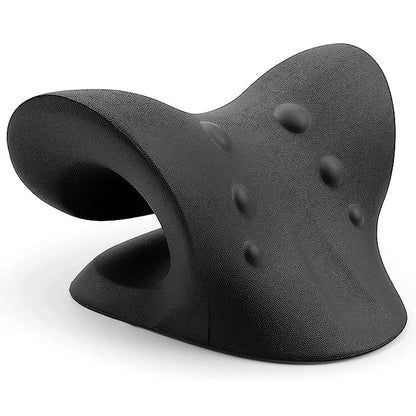 Neck And Shoulder Relaxer For Tmj Pain Relief And Cervical Traction Device For Spine Alignment | Neck Stretcher Chiropractic Pillow For Neck Pain Relief (BLUE) - Flymaster Shop