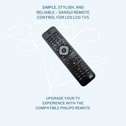 Philips LCD/LED TV Universal Remote – Easy-to-Use, Compatible with Multiple Models. - Flymaster Shop