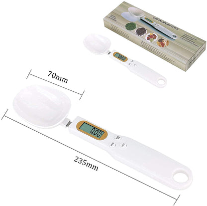 Portable Electronic Digital Kitchen Weighing Scale Spoon Food Weight Machine for Diet, Nutrition, Health, Fits, Baking & Cooking (A1) - Flymaster Shop