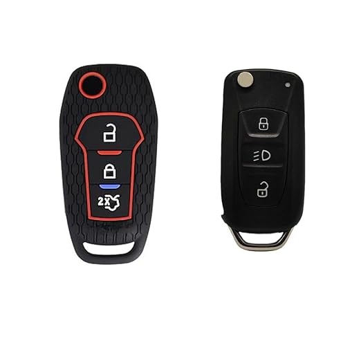 Premium Silicone Car Key Cover – Compatible with Tata Nexon, Tiago, Bolt, Hexa, Tigor, Zest | Stylish Black Protection Case - Flymaster Shop