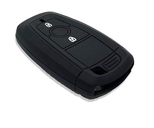 Premium Silicone Smart Key Cover for Ford Ecosport (Push Button Start) – Black, 1 Piece - Flymaster Shop