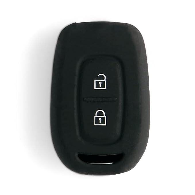 Renault Duster, Kwid, Terreno, Triber, Kiger | Car Accessories | Durable Black Key Shell for Protection and Style, Pack of 1 - Flymaster Shop