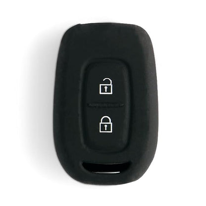 Renault Duster, Kwid, Terreno, Triber, Kiger | Car Accessories | Durable Black Key Shell for Protection and Style, Pack of 1 - Flymaster Shop