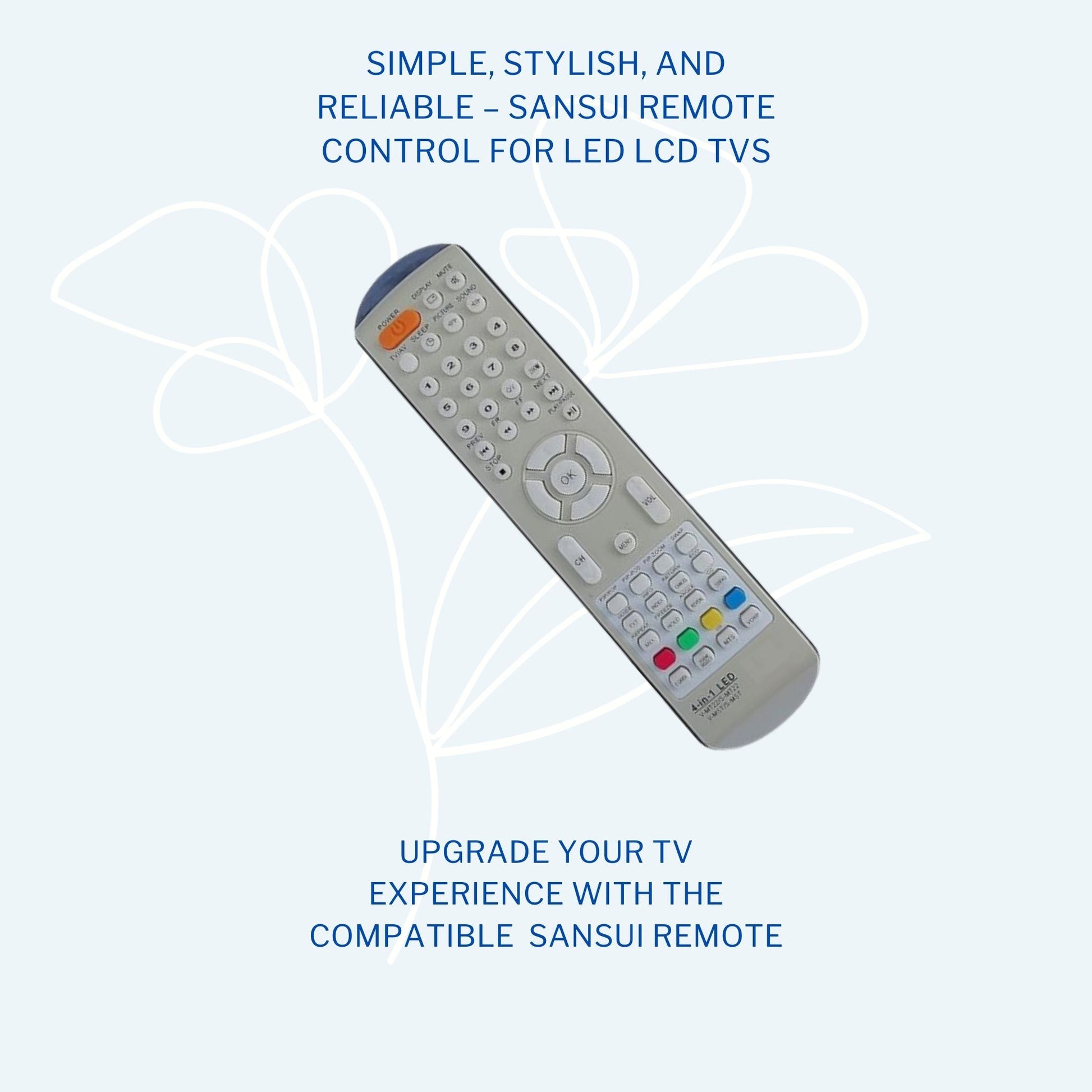 SMT22 Sansui LCD/LED TV Remote Control | Easy-to-Use Buttons for Simple LCD/LED Control. - Flymaster Shop
