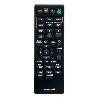 Sony Audio System RM-AMU171 | Remote | Bluetooth Function, CMT-BT60, CMT-SBT100, CMT-BT60B, CMT-BT80W, and HCD-SBT100B (Black) - Flymaster Shop