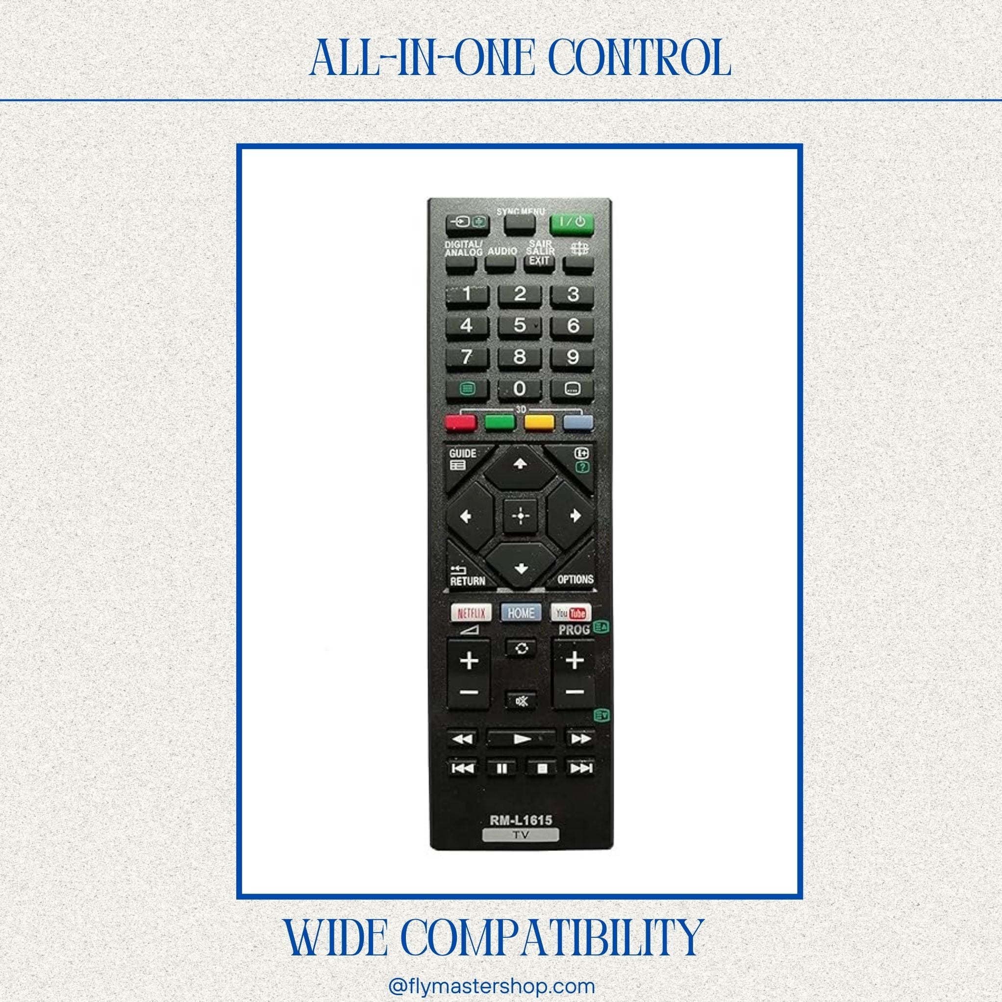 Sony Smart Universal Remote Control. - Flymaster Shop