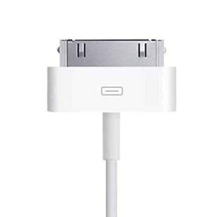 30 Pin Data Cable for iPhone 4 iPhone 4S iPod Nano IPad 2 iPhone 3Gs iPhone 3G USB Cable Charger (White) (white, 2)