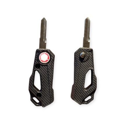 Flip Key Fob Compatible for Yamaha R15: Streamlined Access & Enhanced Security (Carbon Finish)