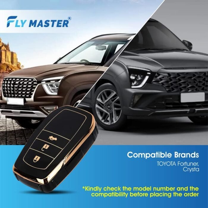 Car Key Cover for Fortuner Crysta 2nd Gen Flymaster Shop