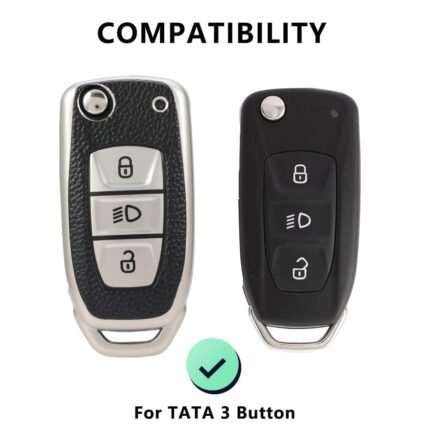 car key cover for Tata Nexon Harrier Altroz Punch Safari Tigor Tiago Zest Bolt Flymaster Shop