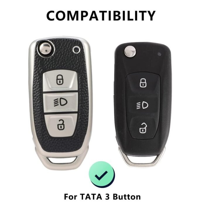 car key cover for Tata Nexon Harrier Altroz Punch Safari Tigor Tiago Zest Bolt Flymaster Shop